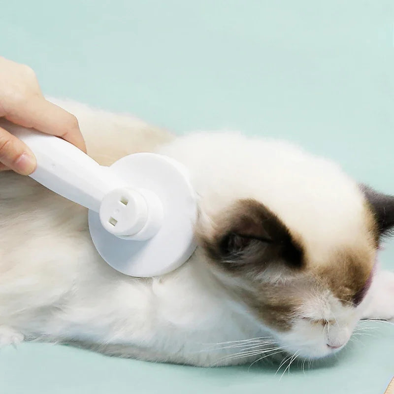 PawWoW™ Pet Hair Removal Comb - Push-On Cleaning Brush