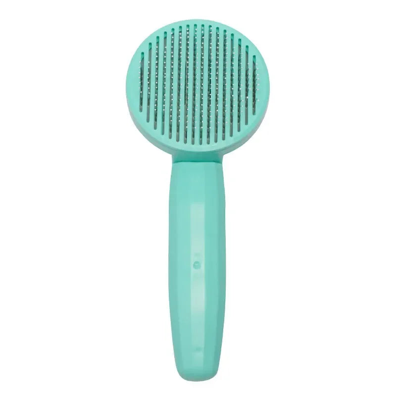 PawWoW™ Pet Hair Removal Comb - Push-On Cleaning Brush