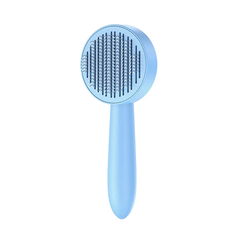 PawWoW™ Pet Hair Removal Comb - Push-On Cleaning Brush