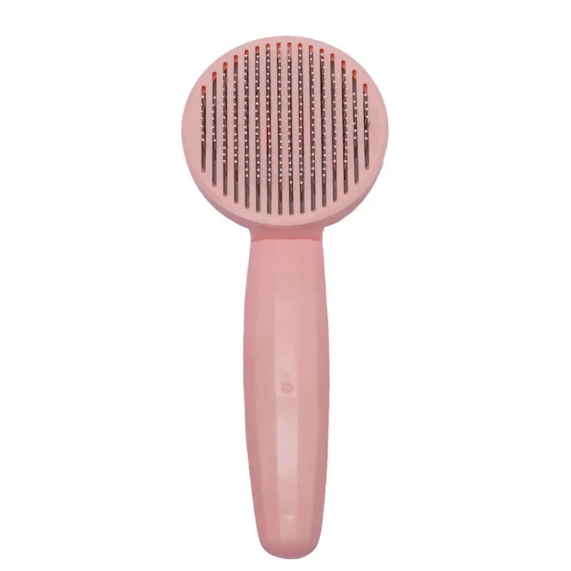 PawWoW™ Pet Hair Removal Comb - Push-On Cleaning Brush
