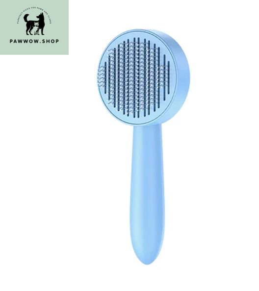 PawWoW™ Pet Hair Removal Comb - Push-On Cleaning Brush