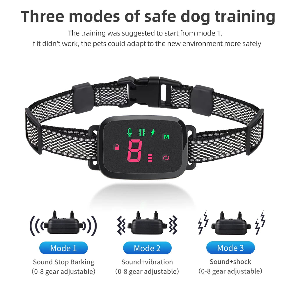 PawWoW™ HD Display Anti-Bark Collar