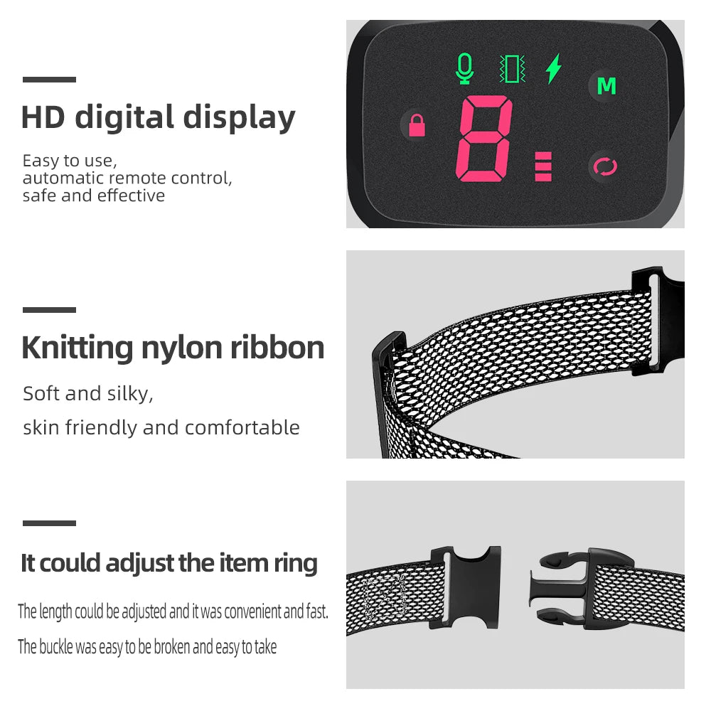 PawWoW™ HD Display Anti-Bark Collar